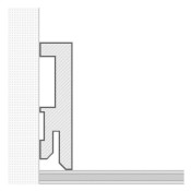 mit Clipfräsung und Kabelschacht