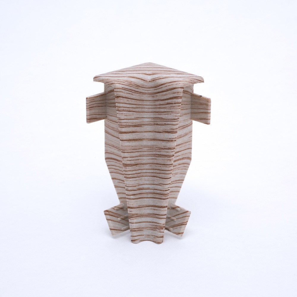 Angle intérieur 60 mm chêne blanc