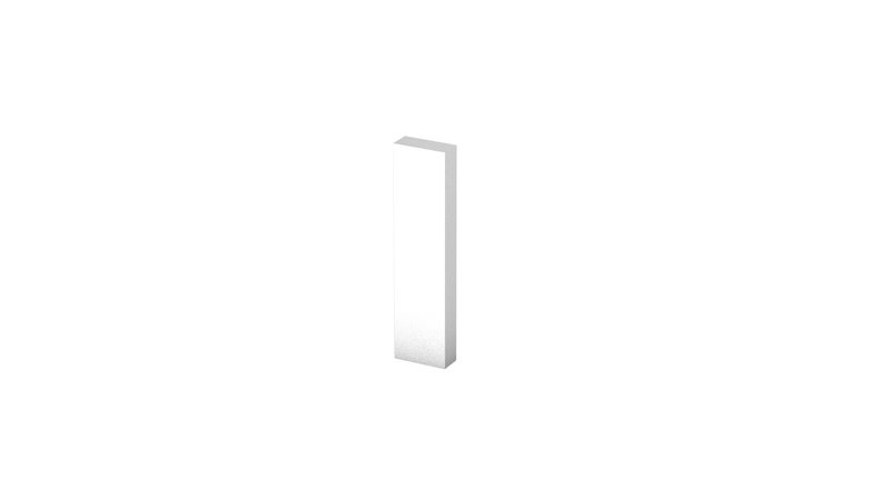Prinz alu-embout gauche pour Cultus45 n° 352 - Argent