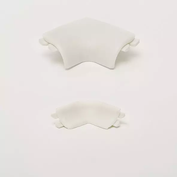 Innenecke für Design und Belags-Flexleiste Weiß