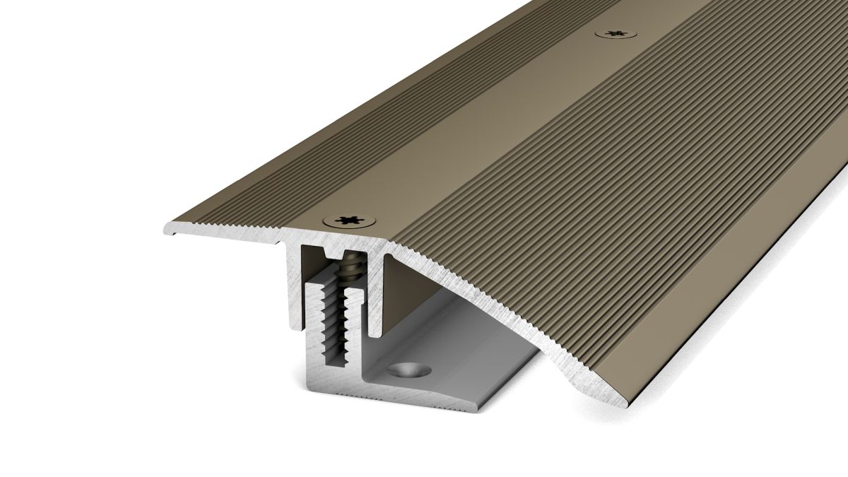 Prinz LPS 220 profilé de compensation 44 mm - N° 221 - Acier inoxydable mat - 90 cm