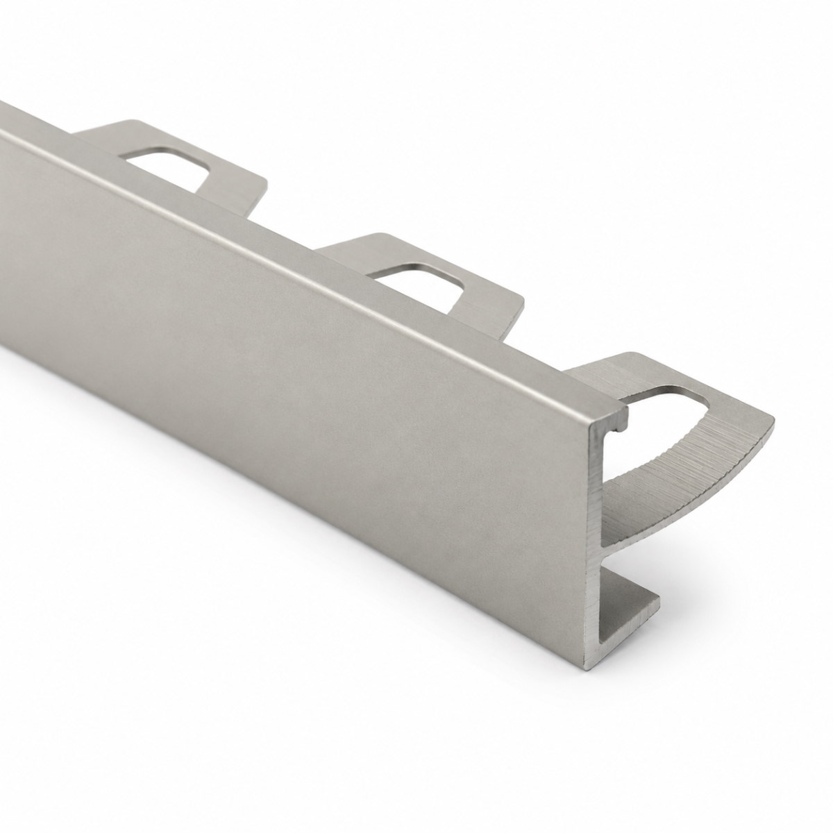 Profilé pour carrelage en aluminium bord de finition alu 10 mm