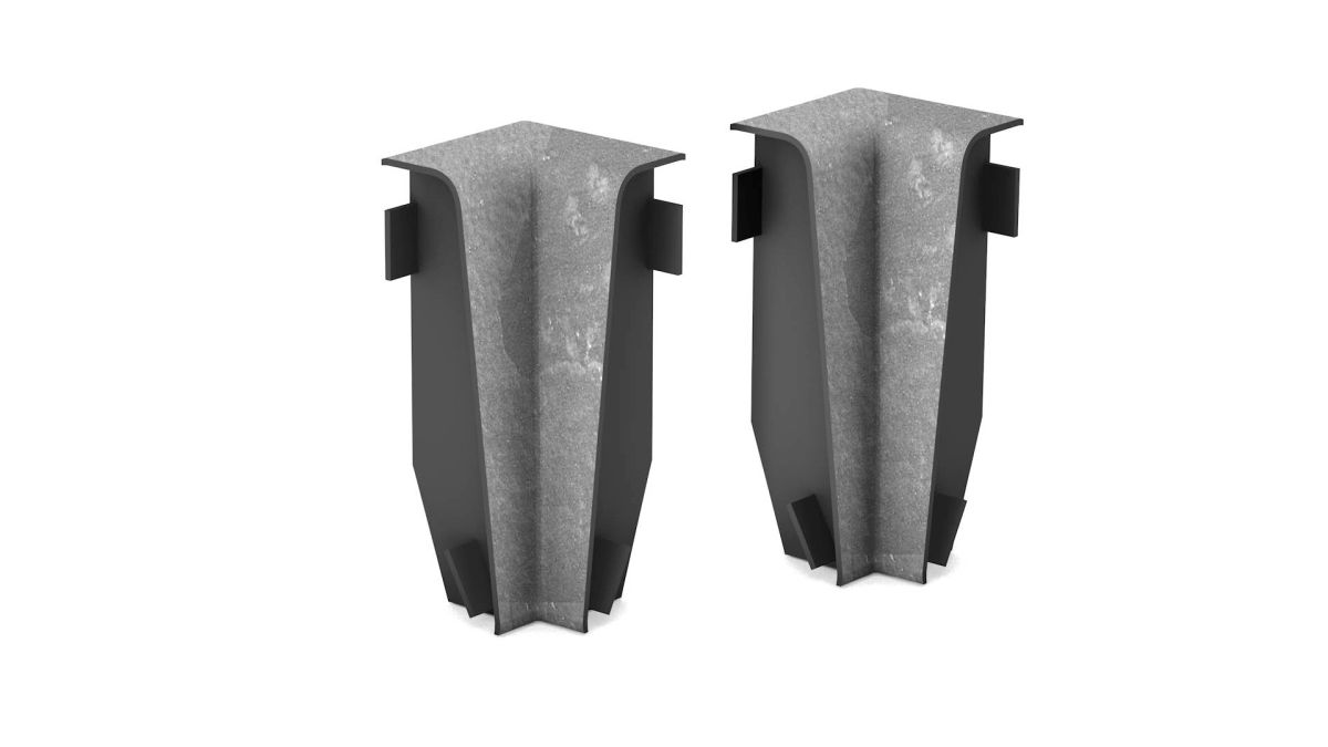 Prinz angles intérieurs pour MDF-sockeleiste 18 x 58 mm n° 809. - Ölschiefer