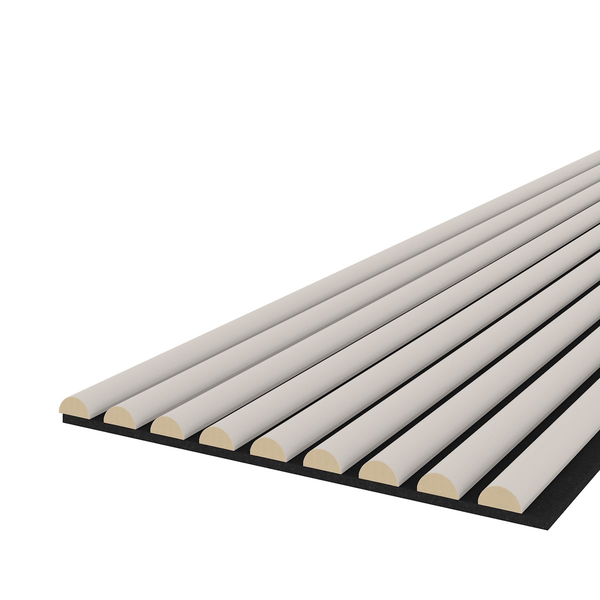 Échantillon WAVE - Rose - Feutre acoustique noir