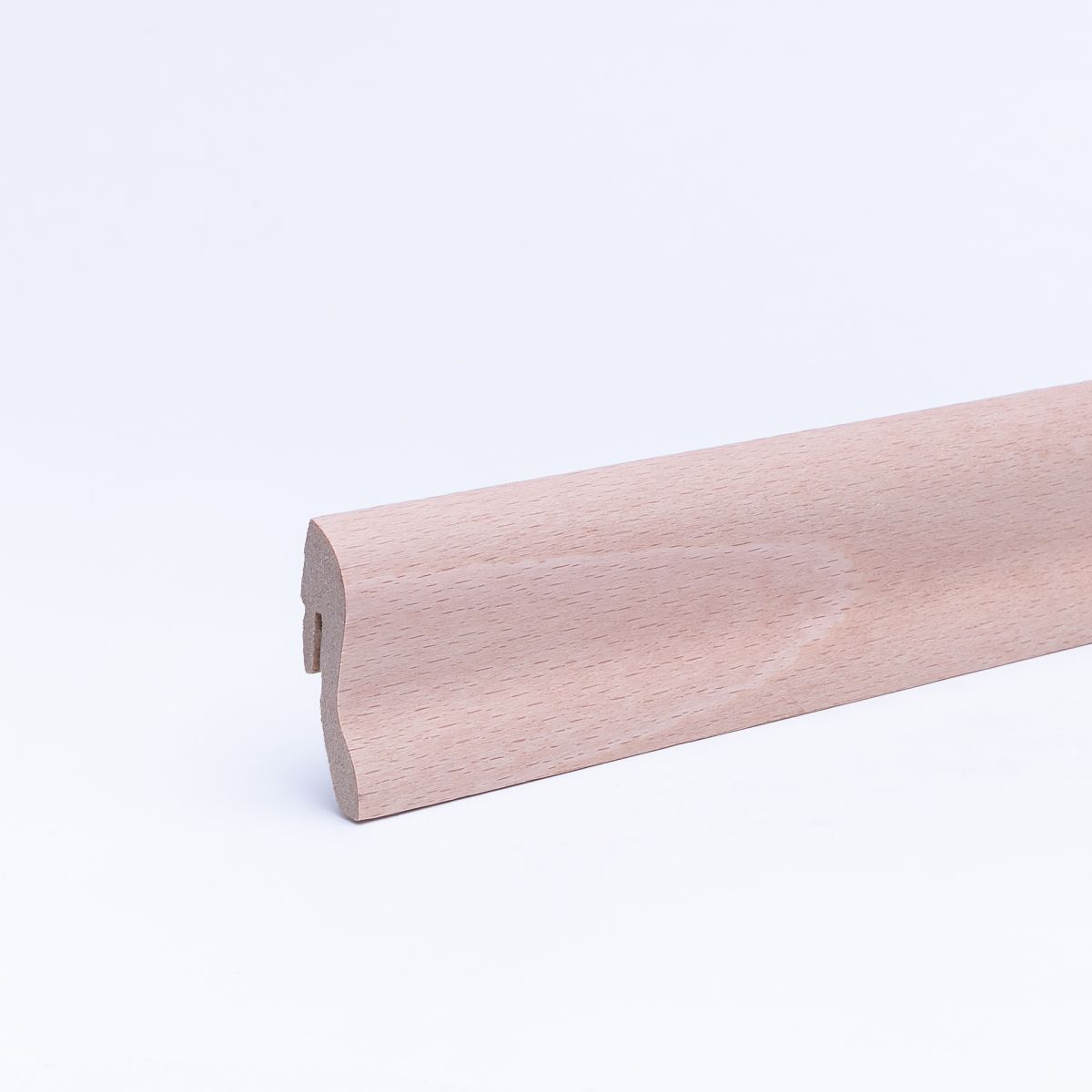 Plinthe plaquée 40 mm hêtre naturel