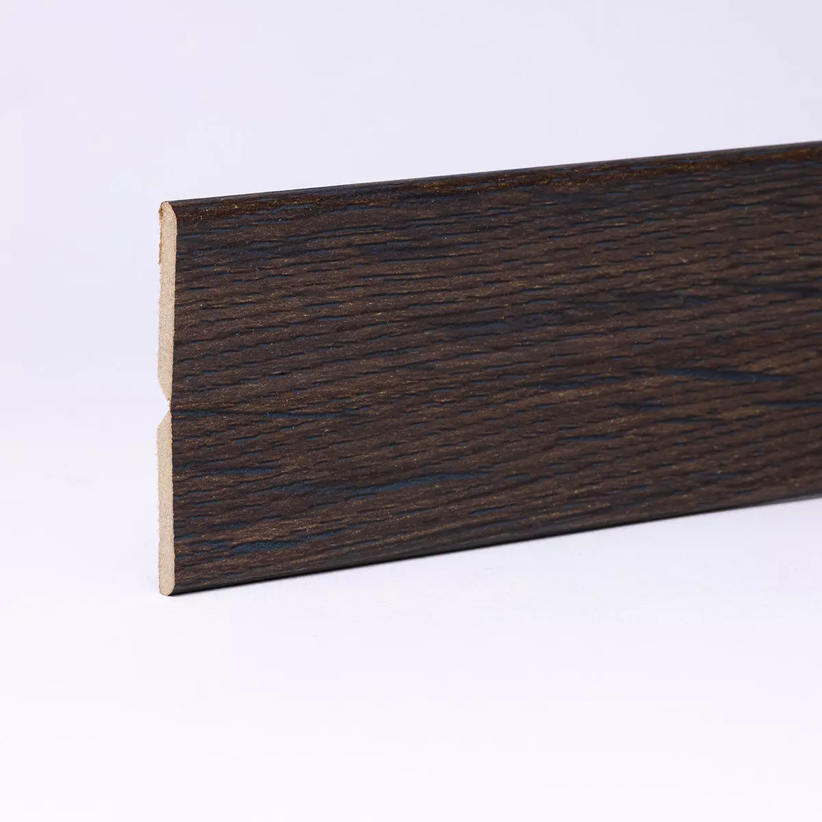 Knickleiste/Abschlusswinkel auf MDF-Träger Eiche dunkel