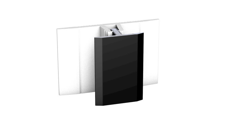 Prinz profilé de liaison 14 mm - N° 965 - Noir RAL 9005 - 260 cm