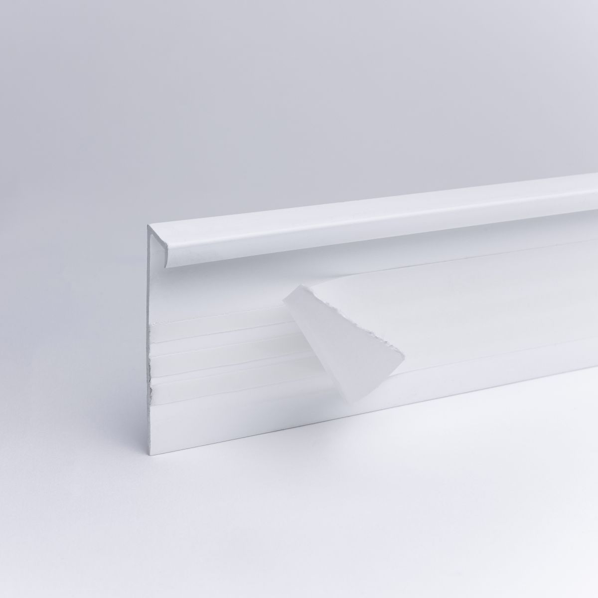 Plinthe flex pour revêtement du sol blanc