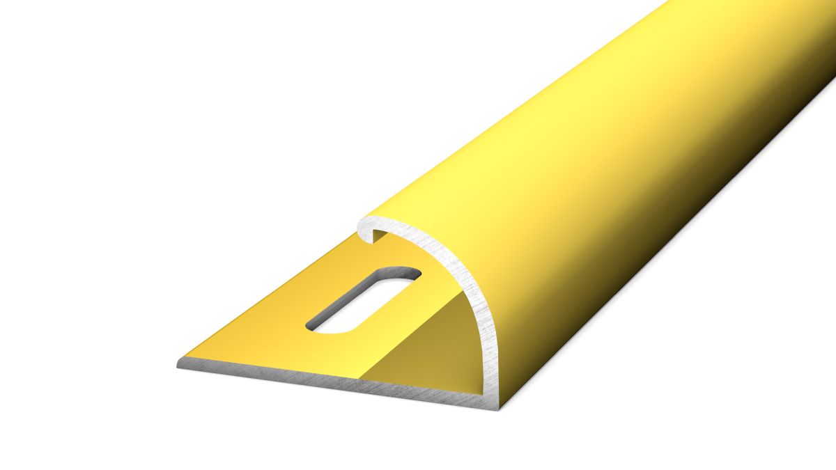 Prinz profilé de finition 25 x 13,2 mm - N° 140 - Or - 270 cm