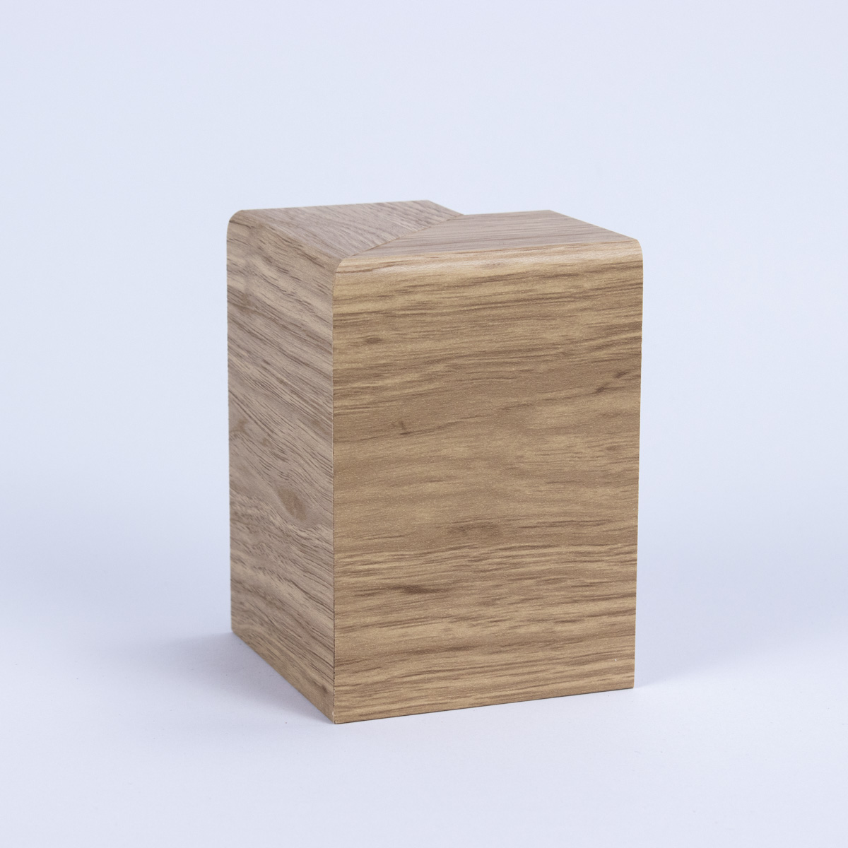 Angle extérieur  pour habillage tuyau de chauffage 120 mm Chêne naturel