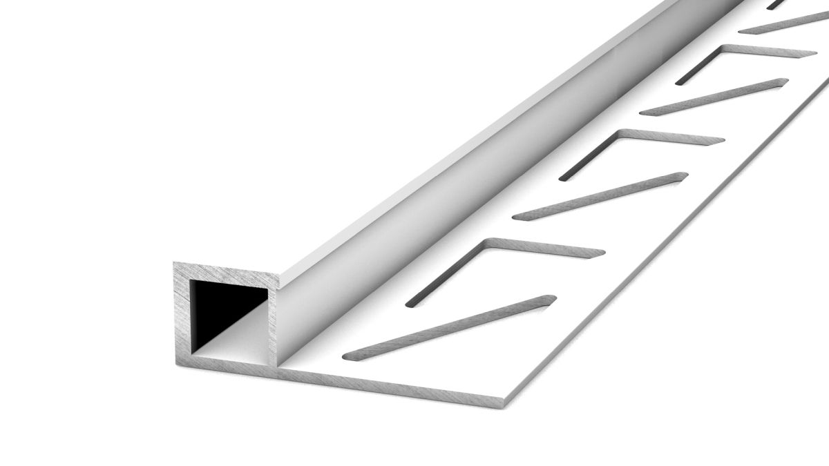 Prinz profilé carré 8 mm - N° 747 - Blanc thermolaqué - 250 cm