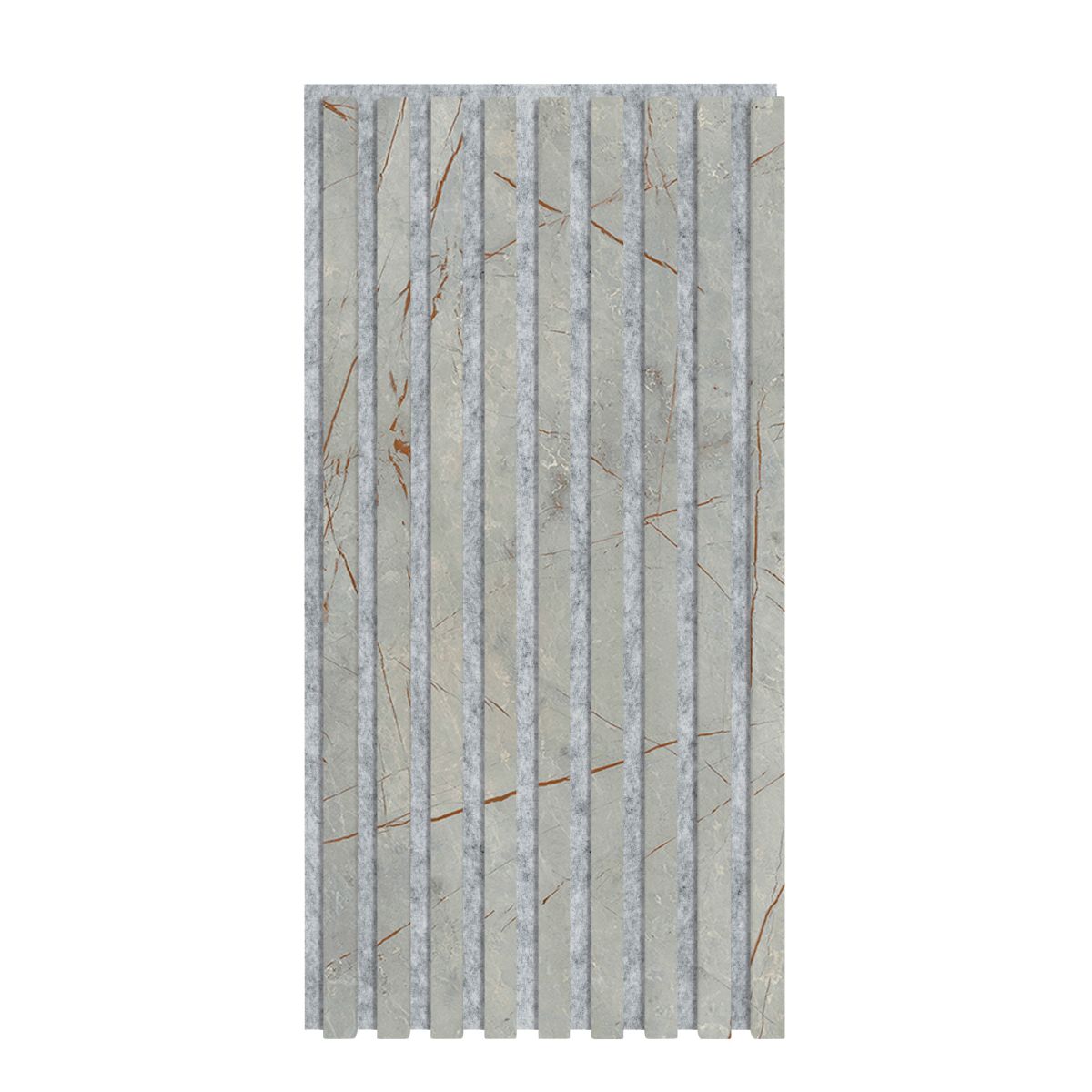 Acoustic+ Akustikpaneel Golden Stone 800 x 400 mm - Akustikfilz Grau