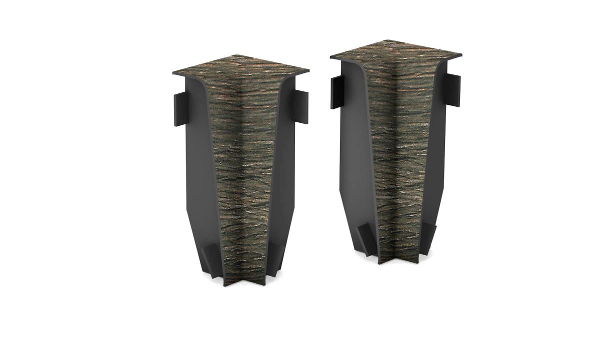 Prinz angles intérieurs pour MDF-sockeleiste 18 x 58 mm n° 809. - Chateau oak