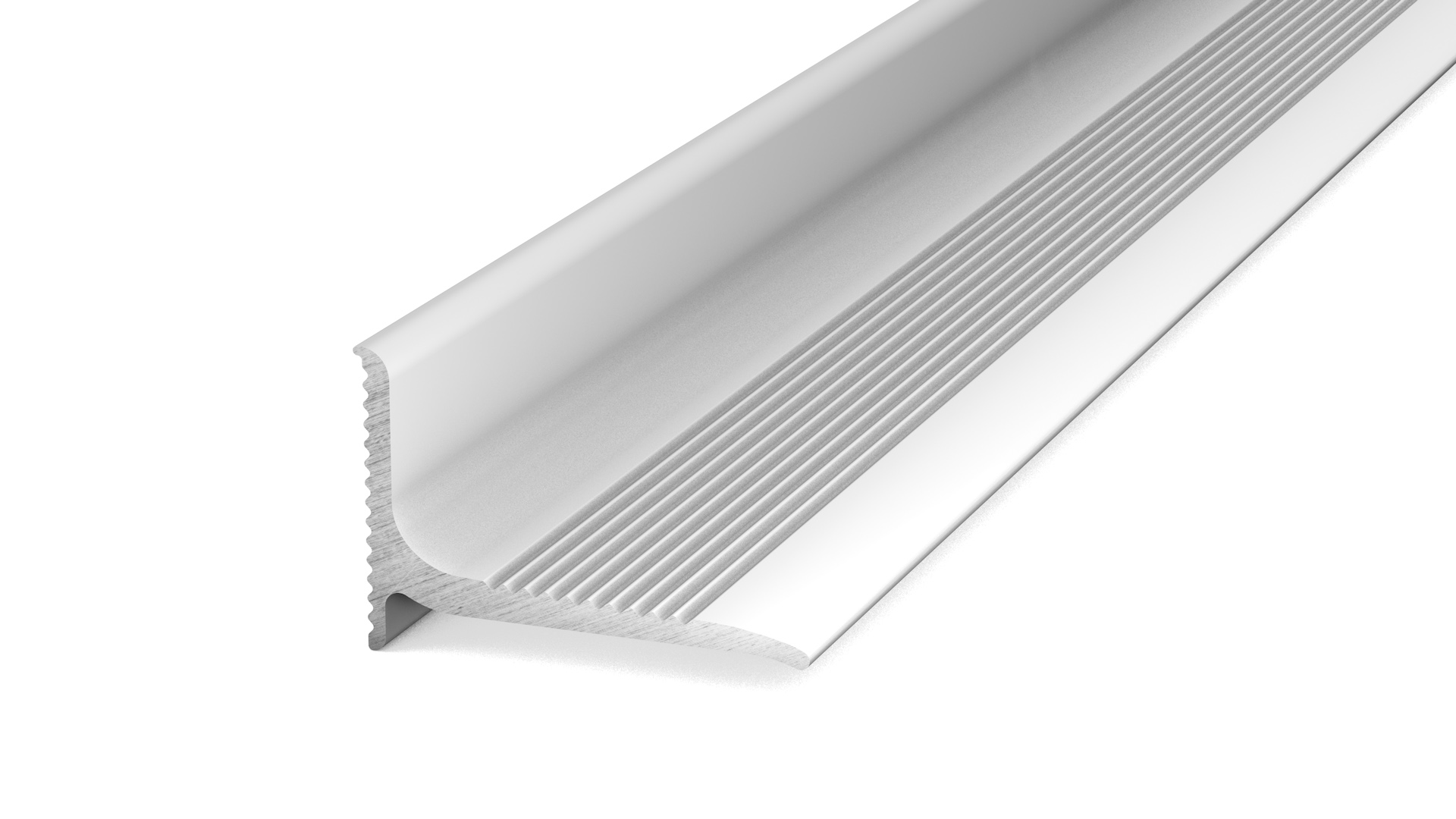 Profilé de raccordement mural n° 290 - 19,8 x 13,1 argent 2,50m