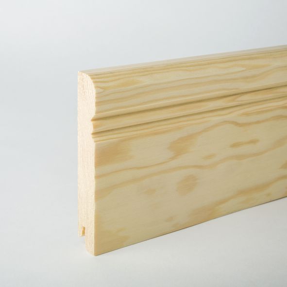 Plinthe en bois massif Alt Reno Profil 100mm - Pin verni