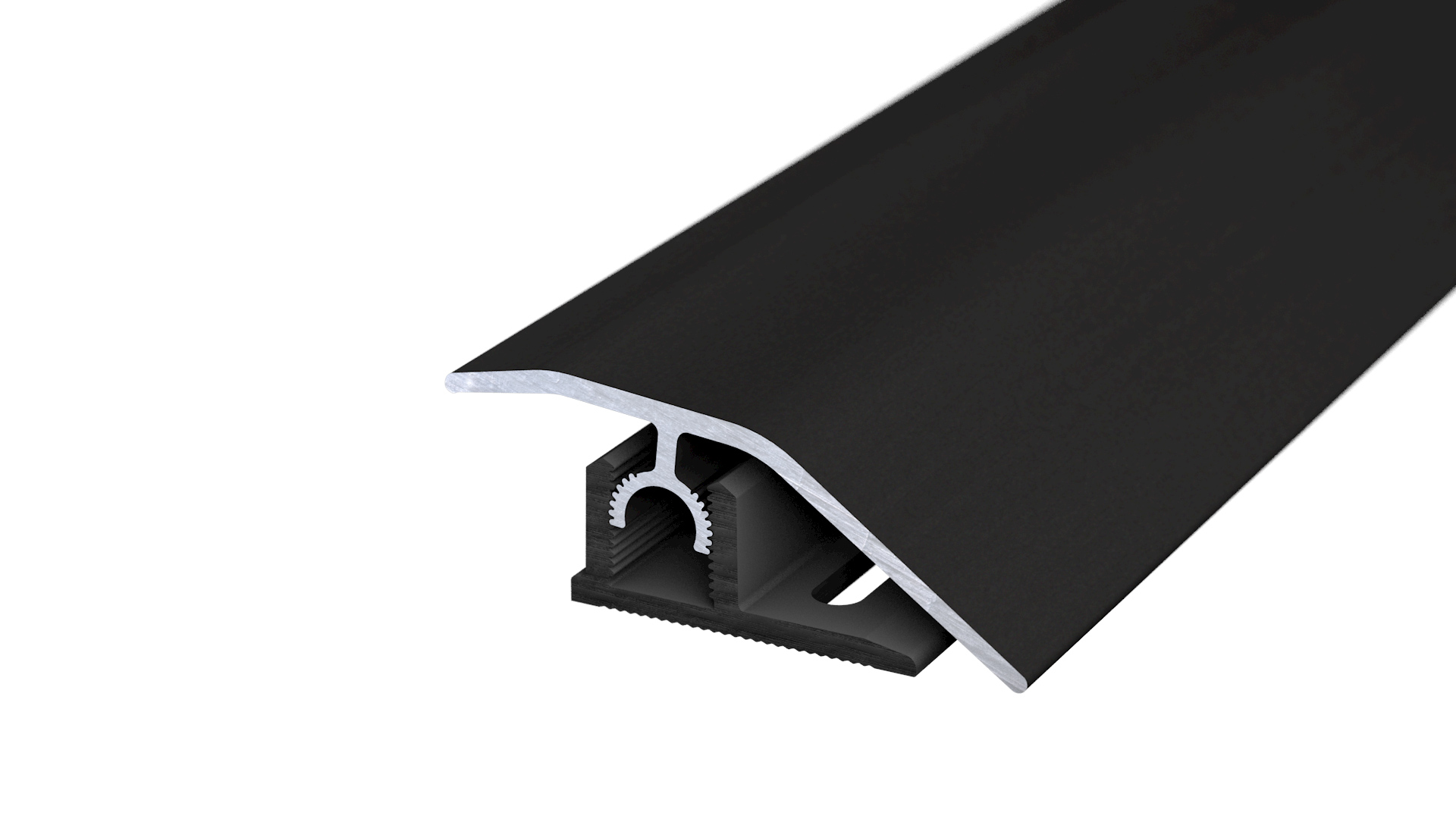 Profilé d'adaptation Profi-Tec Master Noir anodisé - 0,90 m
