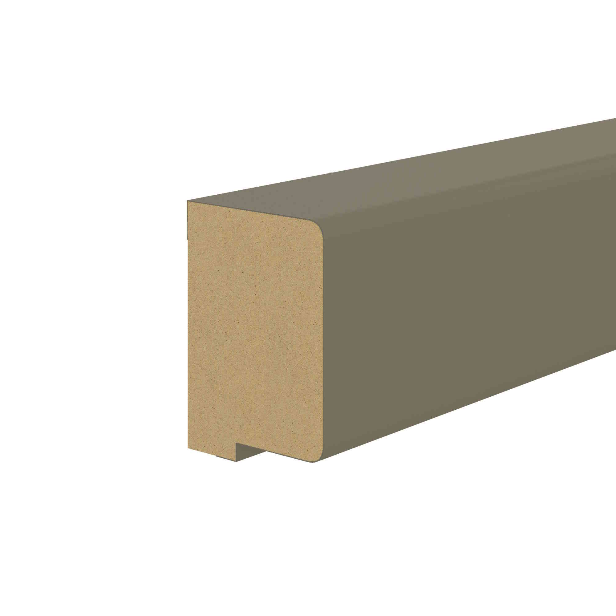 Abschlussleiste für Akustikpaneele 400 x 2600 mm -  Olive