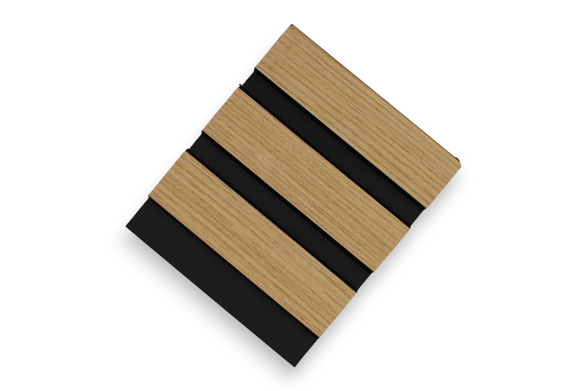 Échantillon - Panneaux muraux VOX Linerio M-Line - Chêne naturel / noir