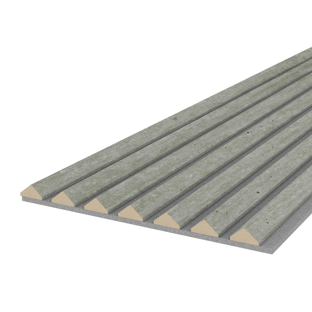 Échantillon K2 - Béton - Feutre acoustique Gris