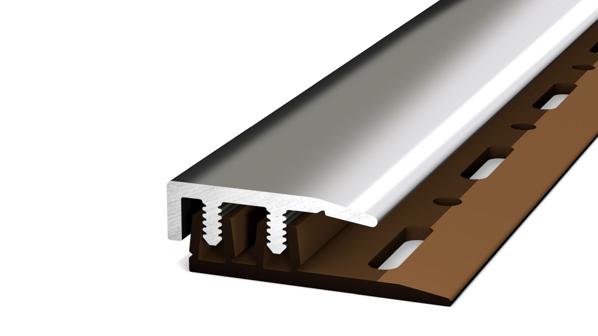 Prinz profi-design profilé de finition 21 mm - N° 324 - Acier inoxydable poli - 100 cm