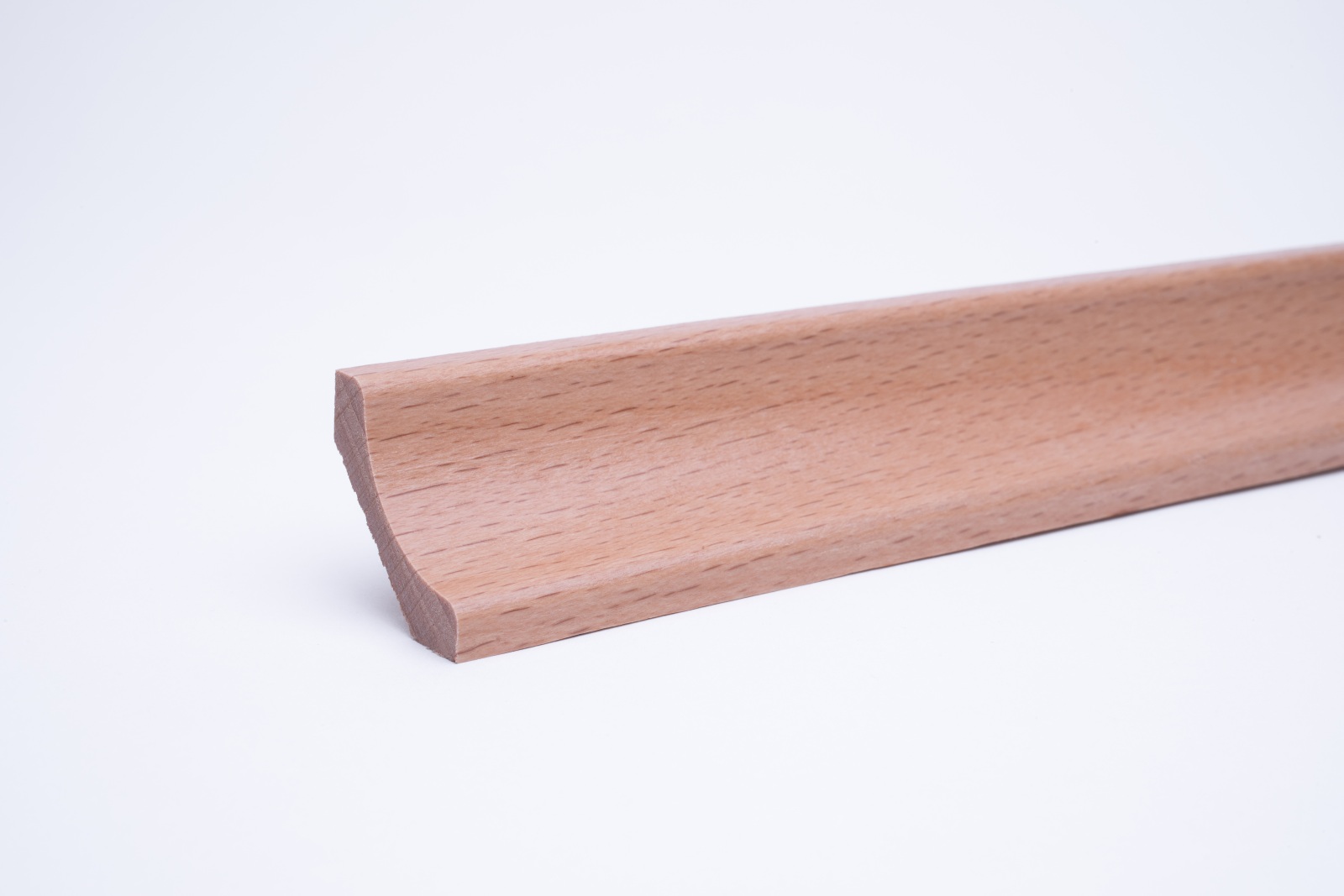 Plinthe de gorge creuse en Véritable bois hêtre laqué