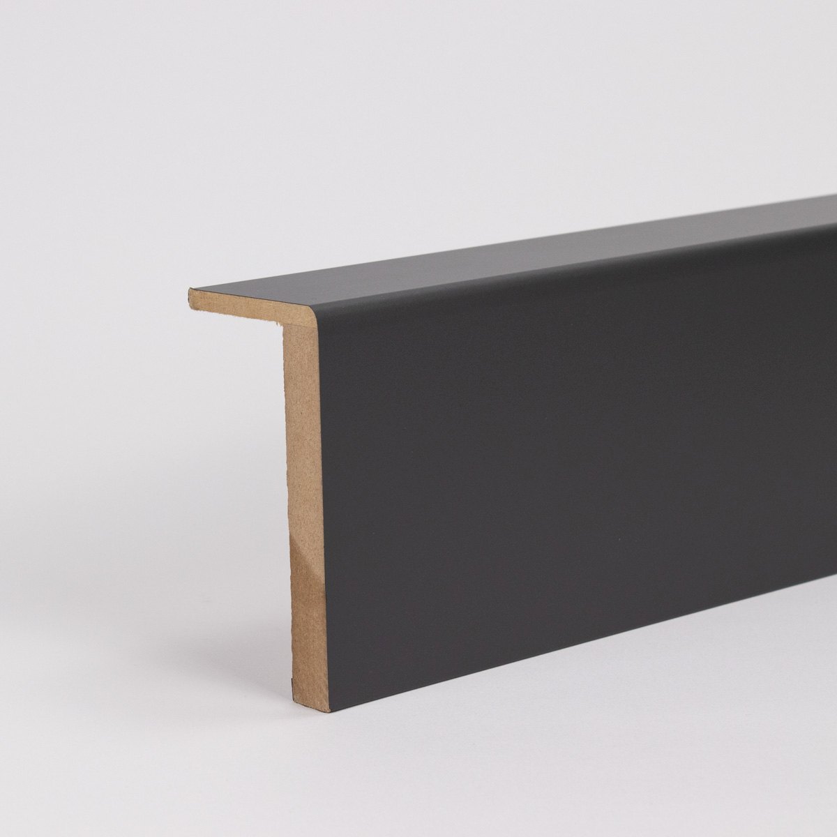 Baguette de recouvrement pour tuyaux gris/anthracite 120 x 60 x 2.400 mm