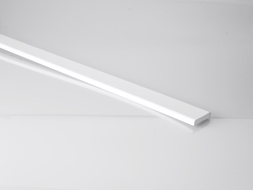 Universal Wandleiste 21 x 5 mm Weiß