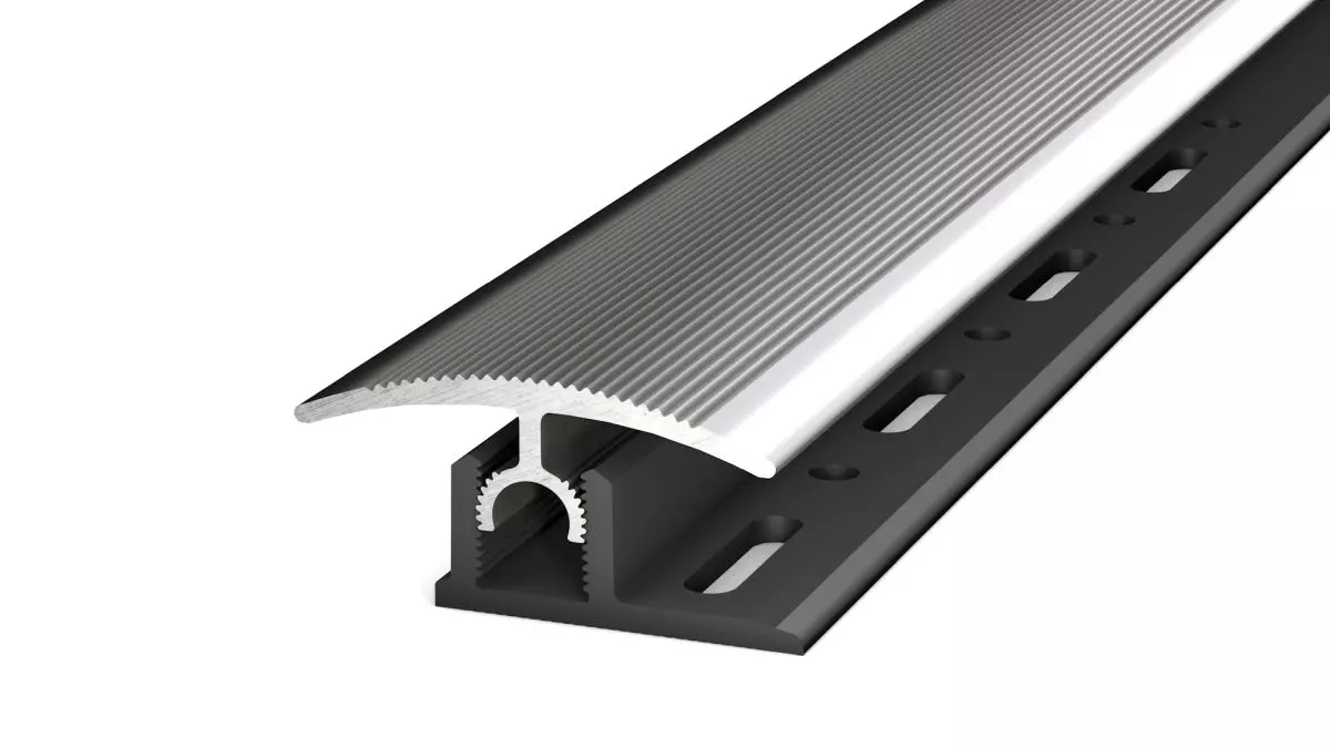 Profi-Tec MASTER Übergangsprofil 300 - Für Belagstärken von 7 - 15 mm Edelstahl poliert