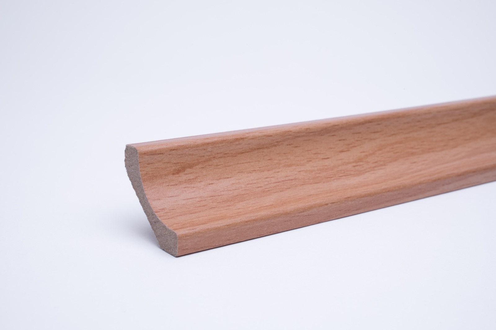 Plinthe de gorge creuse MDF Hêtre 22 x 22 x 2600 mm