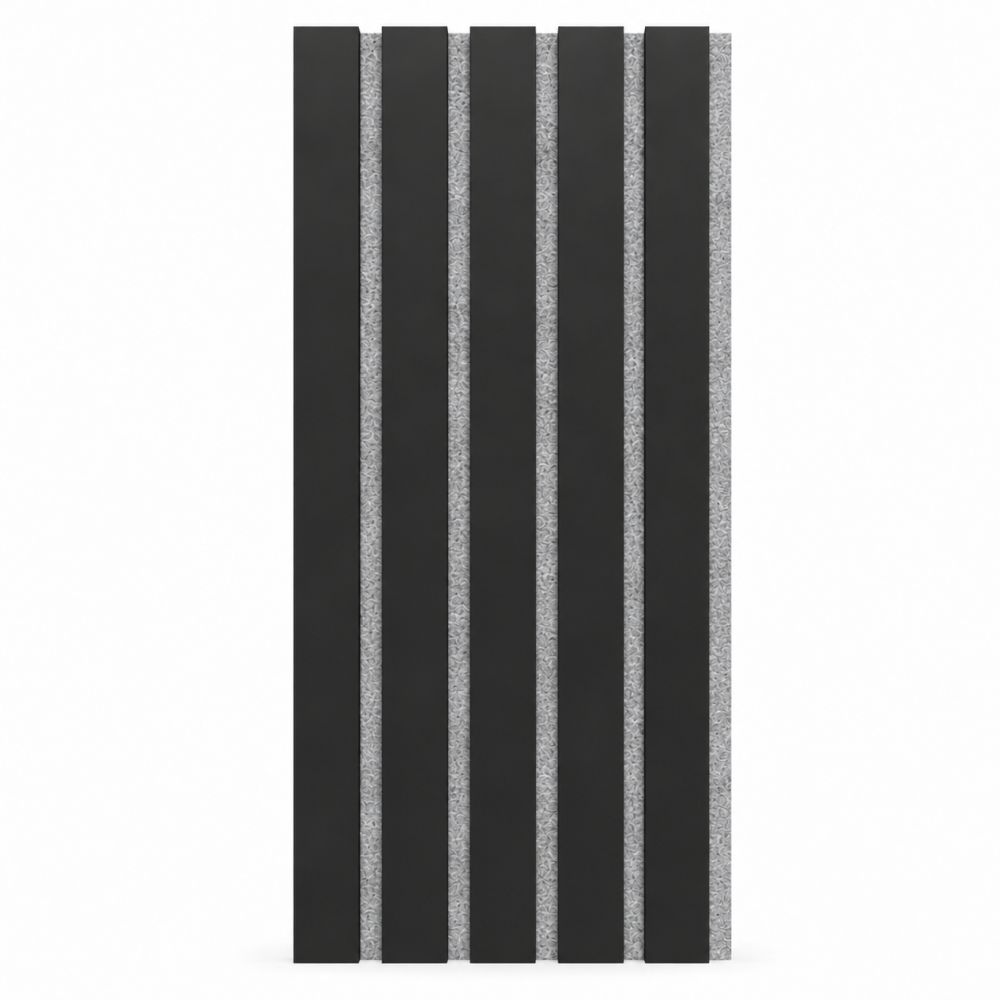 Pannello acustico LX 2600 x 400 mm - Feltro acustico grigio - Black