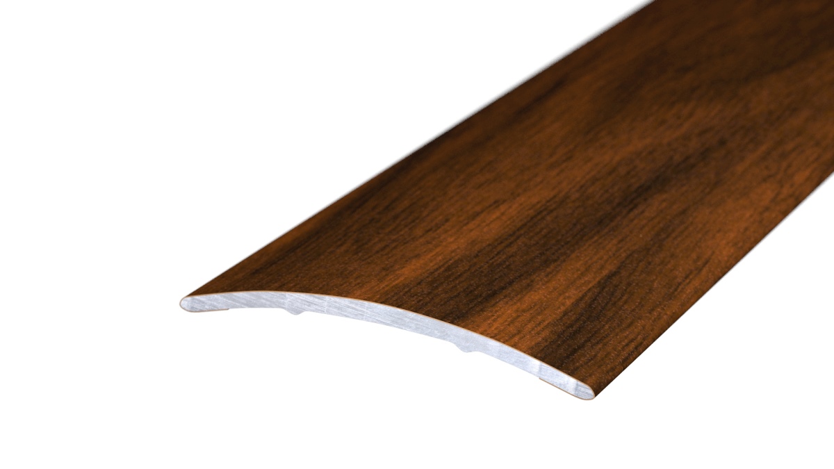 Profilé de transition 40 mm autocollant Noyer - 2,70 m