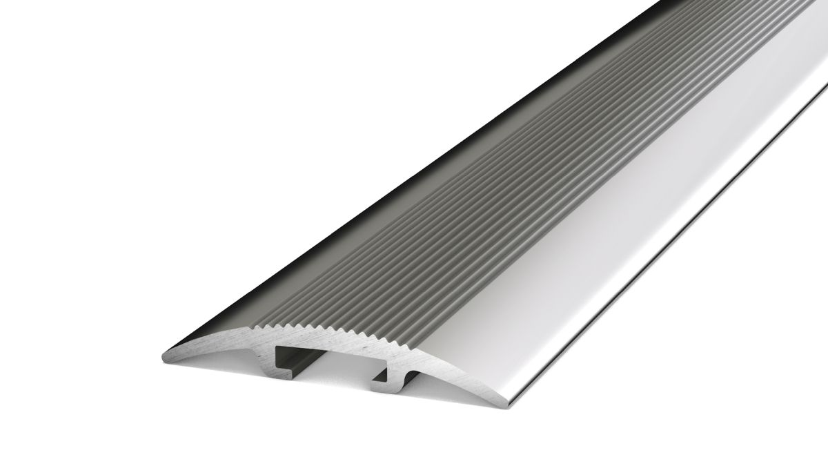 Prinz D.O.S. profilé de transition 30 mm - N° 201 - Acier inoxydable poli - 90 cm