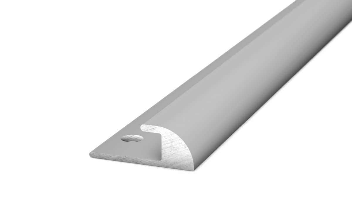 Prinz profilé de finition 20 x 7,4 mm - N° 153 - Argent - 250 cm