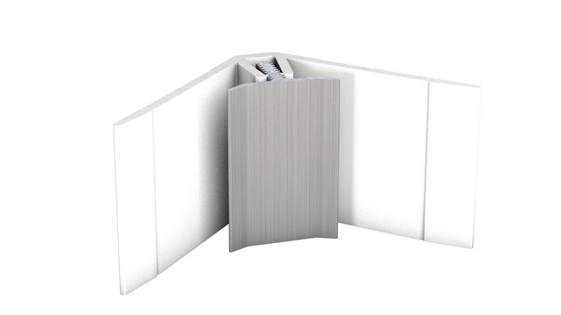 Équerre intérieure MuraTec en aluminium, acier inoxydable - pour épaisseurs de revêtement 3 - 5 mm