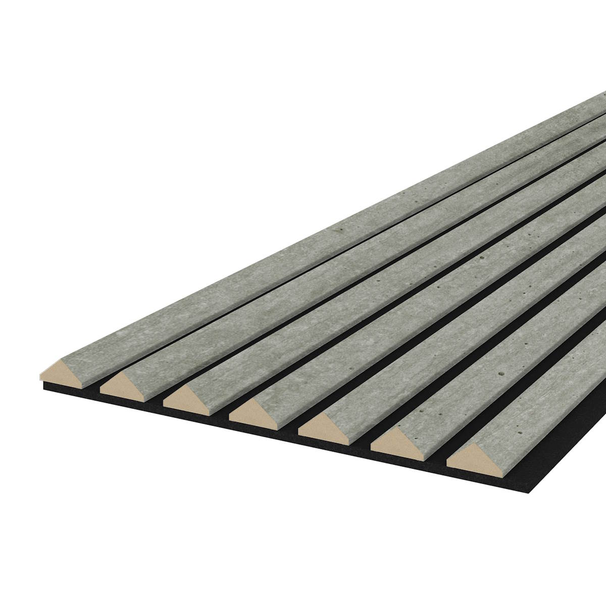 Échantillon K2 - Béton - Feutre acoustique noir