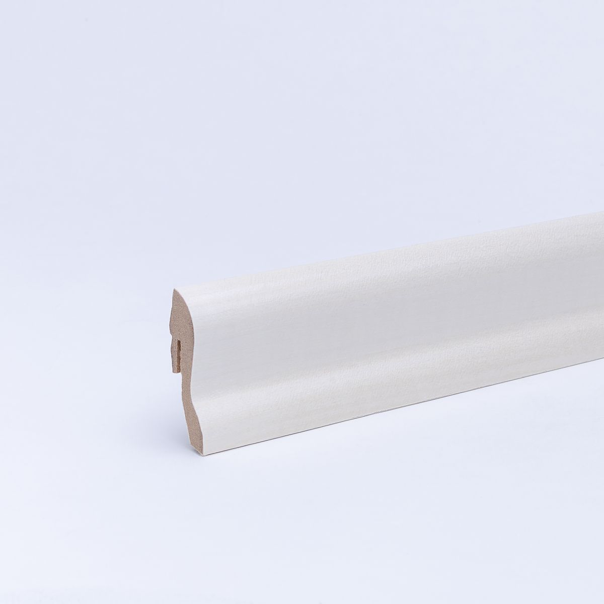 Plinthe plaquée 40 mm érable laqué