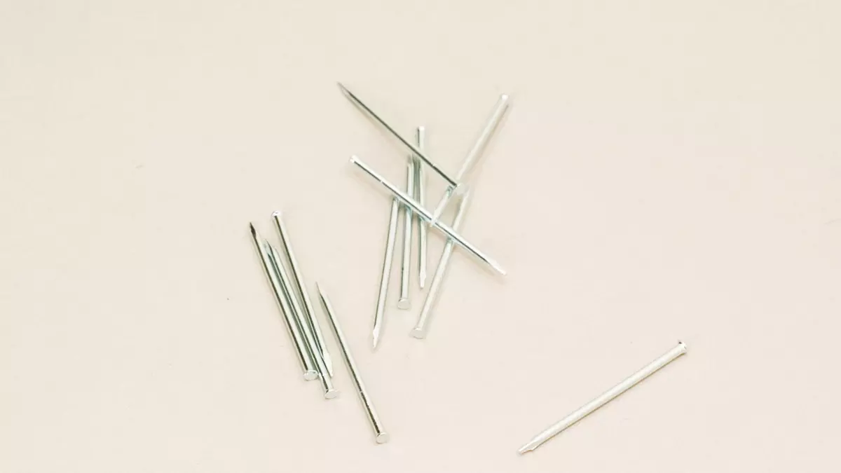 Sockelleistenstifte 25 mm - Stahl verzinkt (Beutel á 100 Stück)