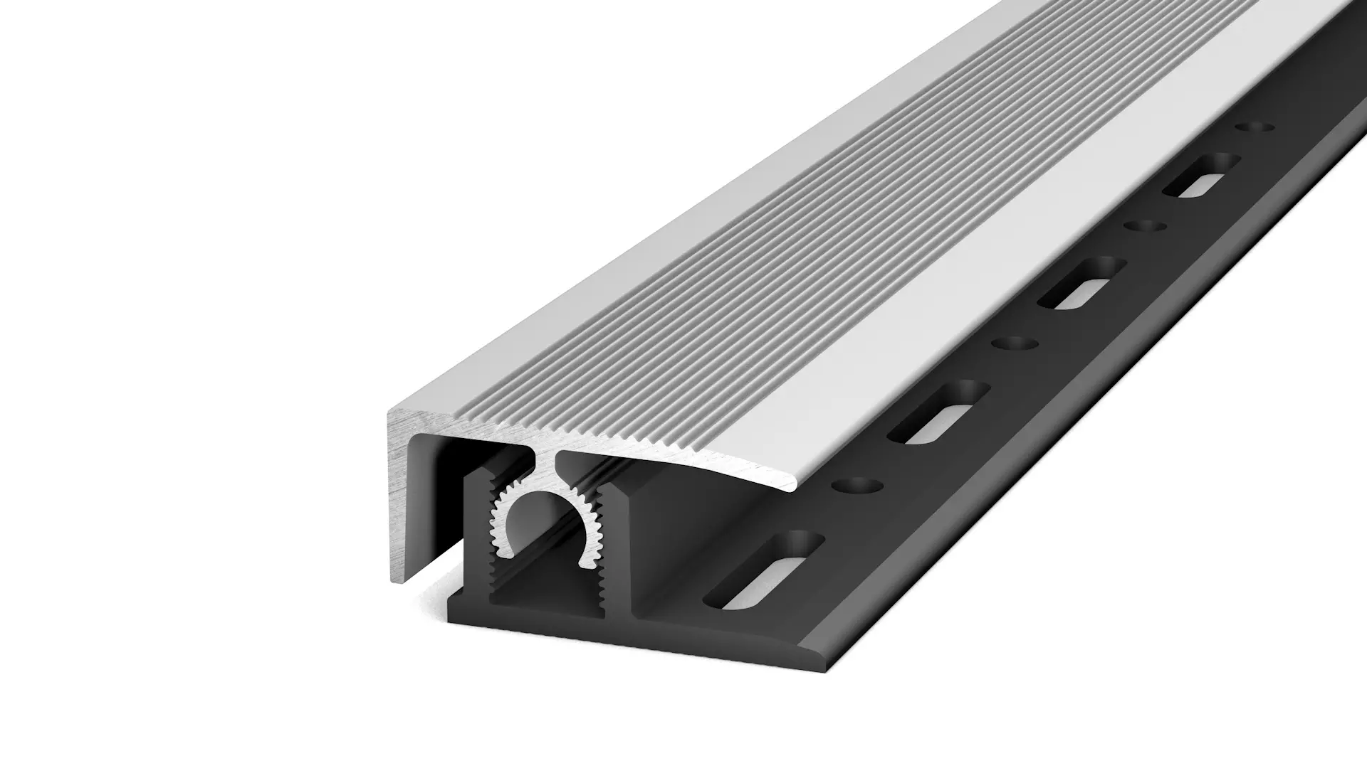 Abschlussprofil PS 300 Silber - 0,90 m