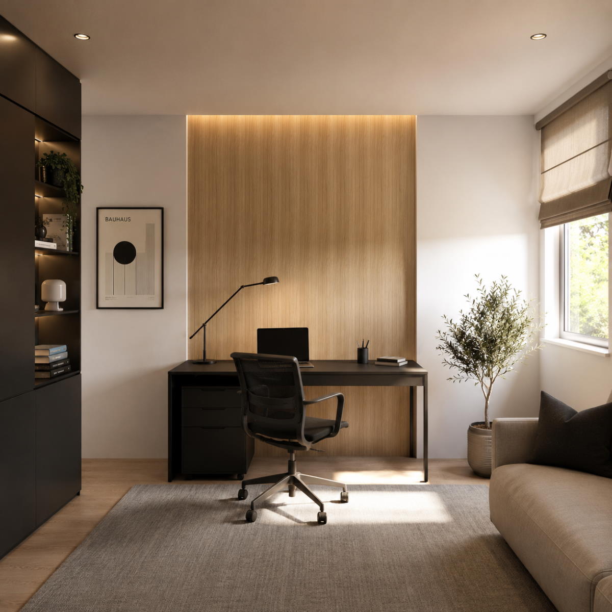 Panneau mural VERO Chêne nordique | Revêtement mural moderne en MDF 17 x 260 cm