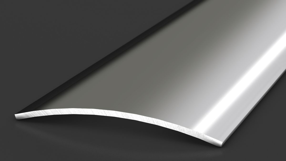 Prinz profilé de transition 50 mm - N° 102 - Acier inoxydable poli miroir - 270 cm