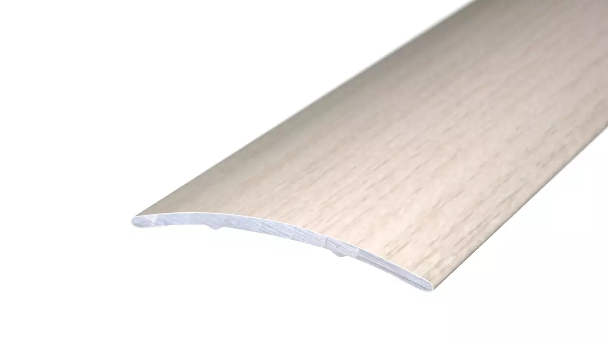 Übergangsprofil 40 mm selbstklebend Eiche hellgrau - 2,70 m