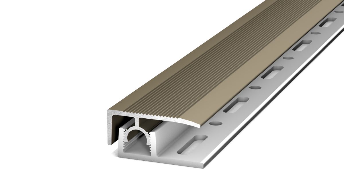 Prinz PROFI-TEC JUNIOR profilé de finition 26 mm - N° 320 - Acier inoxydable mat - 270 cm