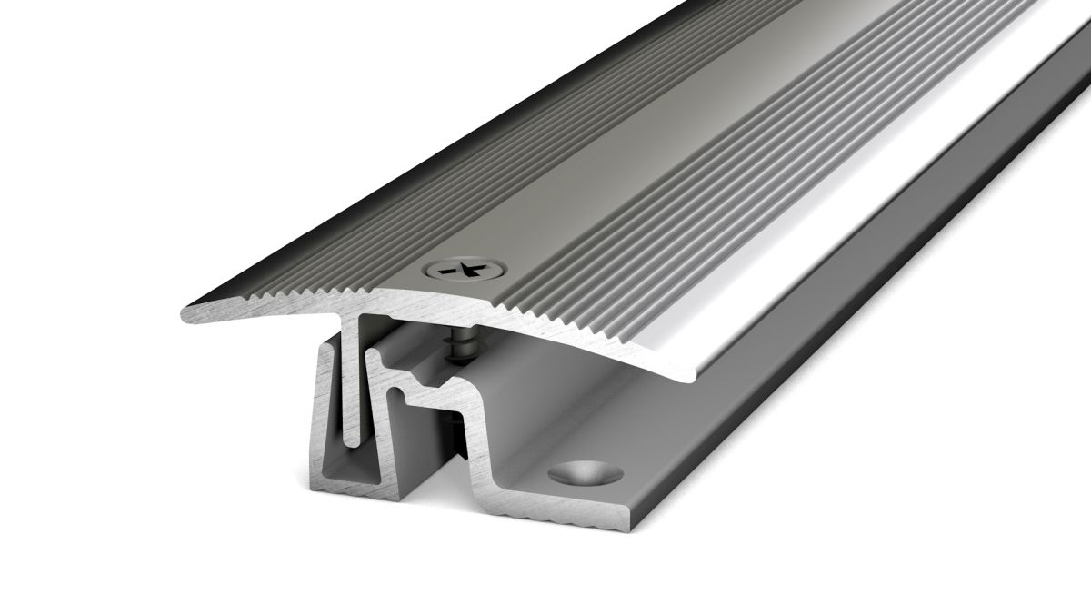 Prinz PS 400 profilé de transition 38 mm - N° 401 - Acier inoxydable poli - 270 cm