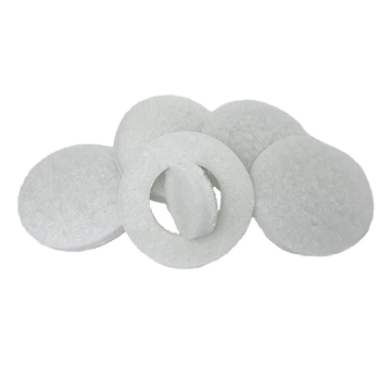 OLI NATURA Super-Pads pour ponceuse excentrique 5 pces - Blanc
