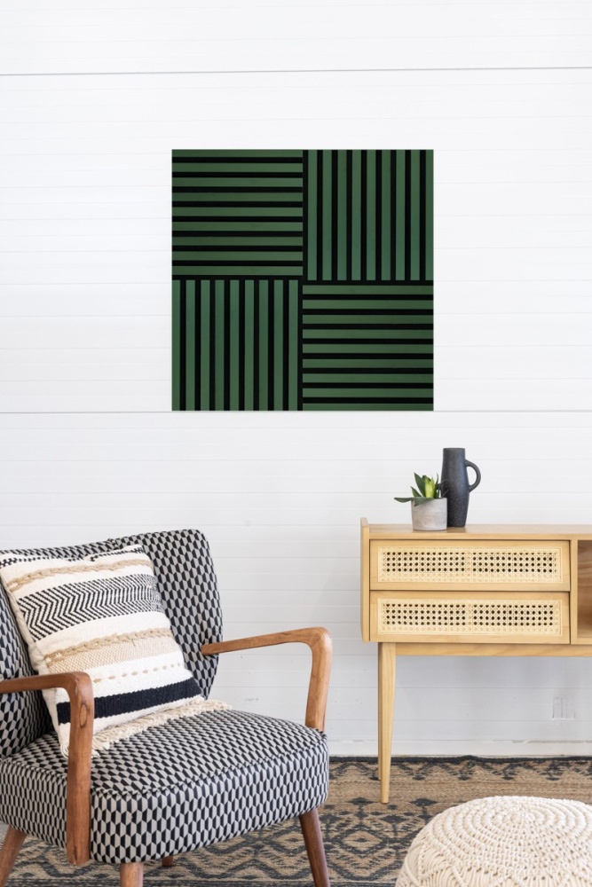 Acoustic+ Akustikpaneel Forest 400 x 400 mm - Akustikfilz Schwarz