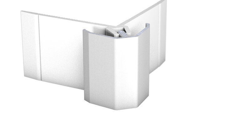 Cornière extérieure MuraTec en aluminium, argent - pour épaisseurs de revêtement 3,0 - 5,0 mm