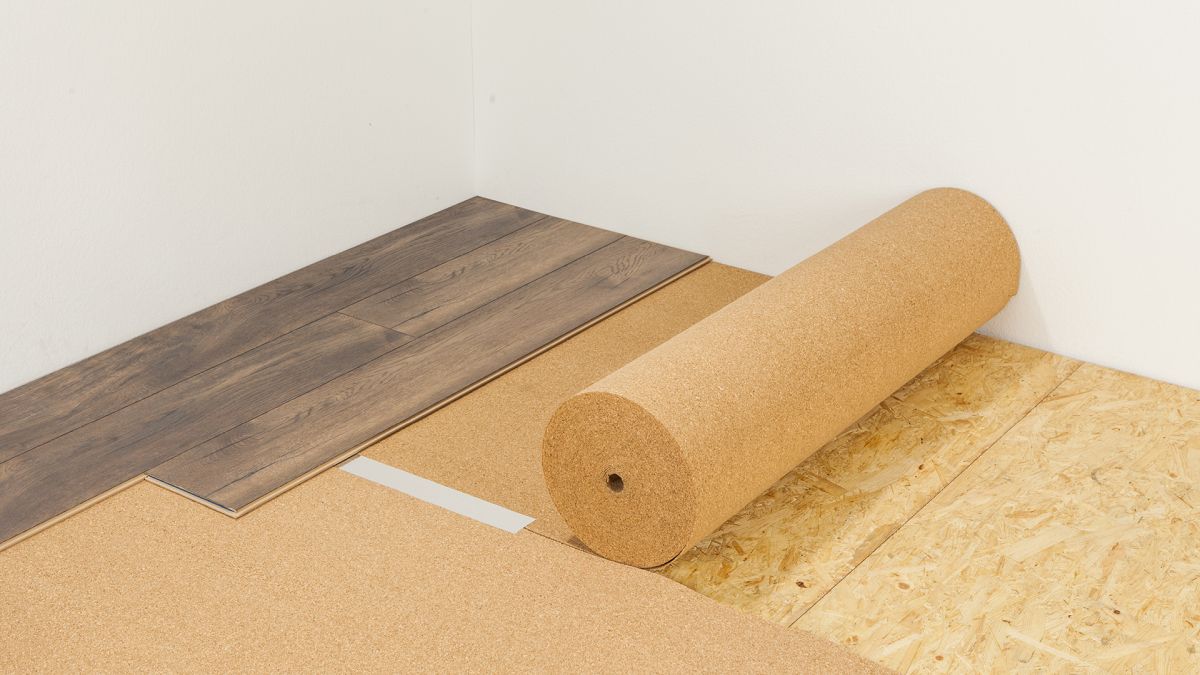 Rouleau d'isolation contre les bruits d'impact liège 2mm