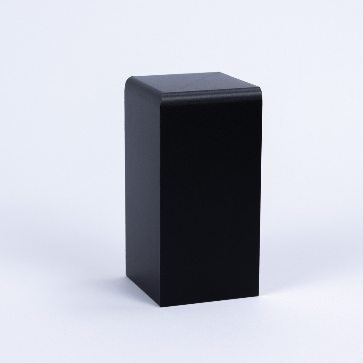 Terminaison gauche/droite pour habillage de tuyau de chauffage 120mm Noir