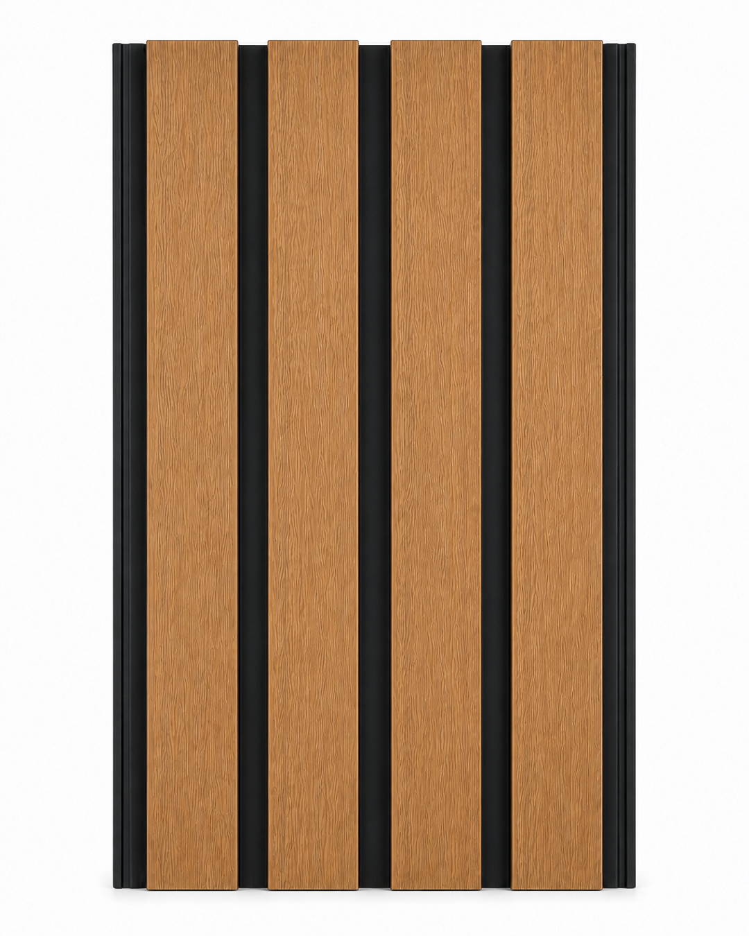 Panel de pared para exteriores de WPC - Marrón claro