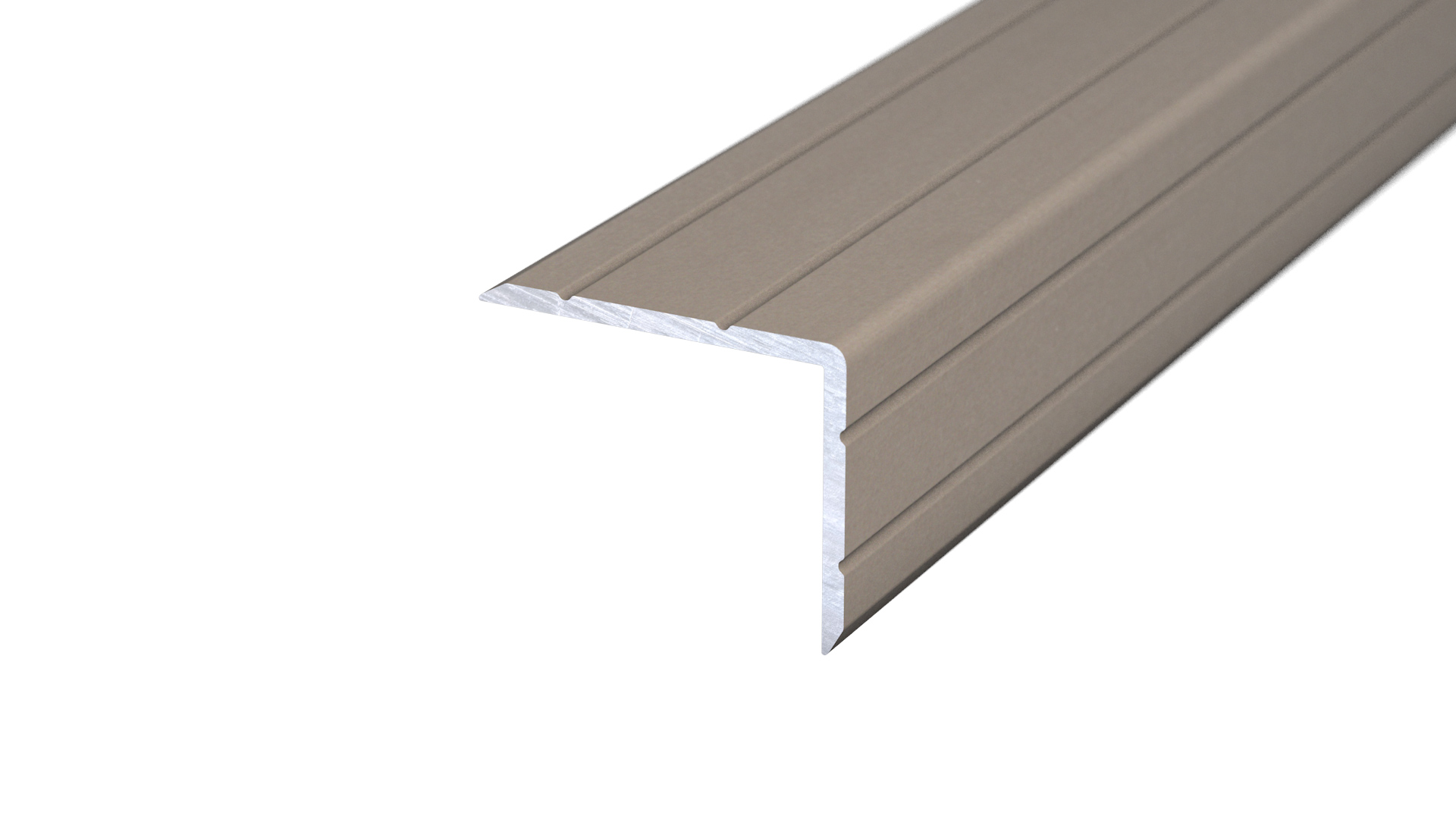 Prinz profilé d’angle 30 x 24,5 mm - N° 168 - Acier inoxydable mat - 100 cm